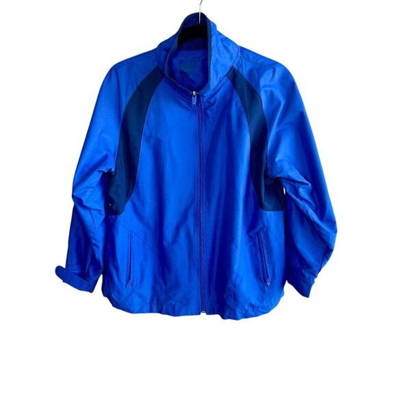 Tek Gear Women's Vintage Blue Track Jacket Size Large - Picture 1 of 7